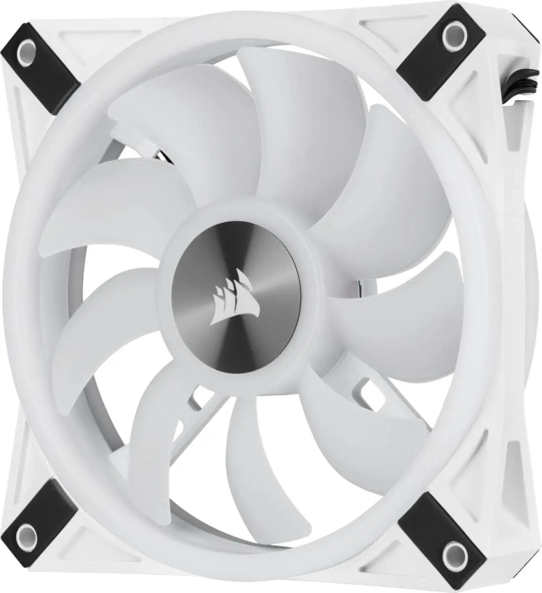 Corsair QL Series, Icue QL120 RGB, 120Mm RGB LED PWM White Fan, Single Fan