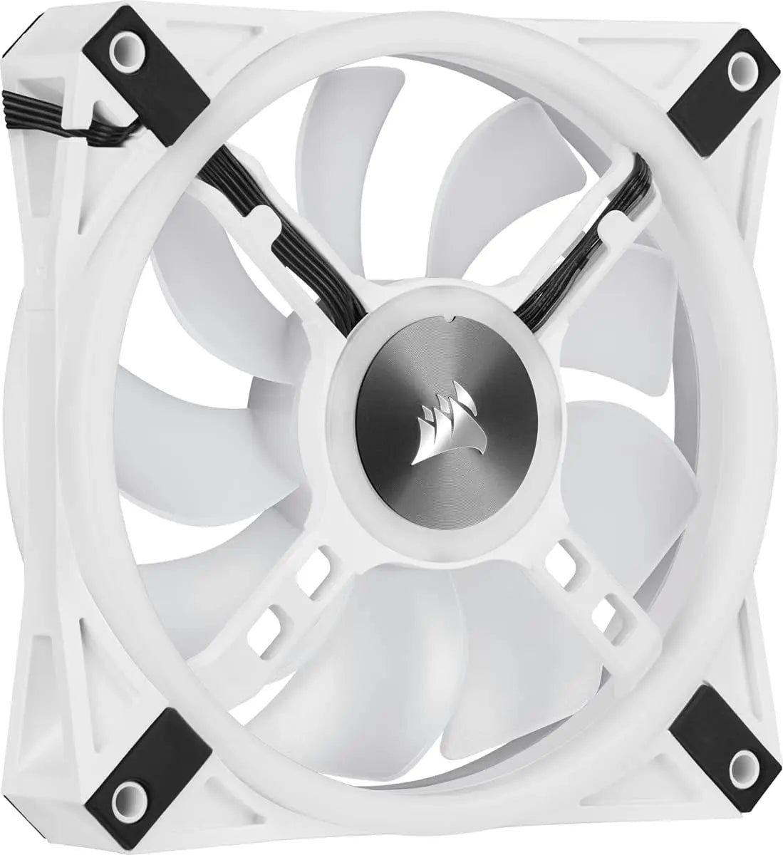 Corsair QL Series, Icue QL120 RGB, 120Mm RGB LED PWM White Fan, Single Fan