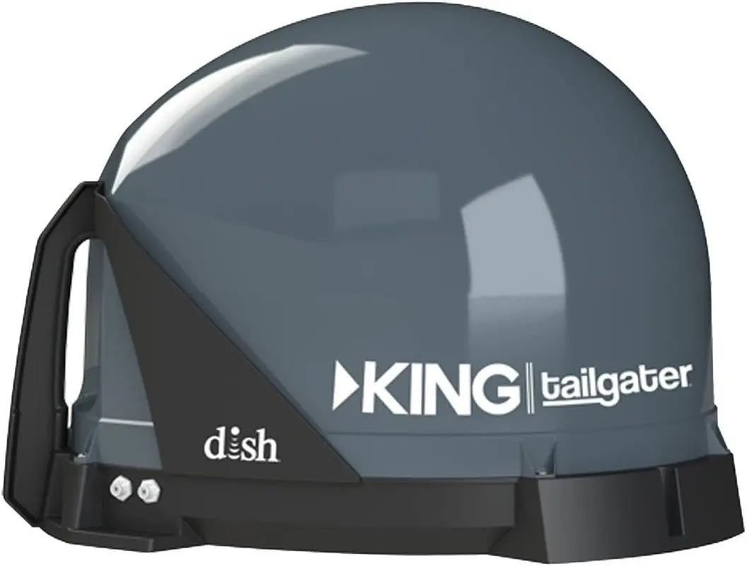 KING VQ4500 Tailgater Portable/Roof Mountable Satellite TV Antenna (For Use with DISH) , Gray , Western Arc Satellites