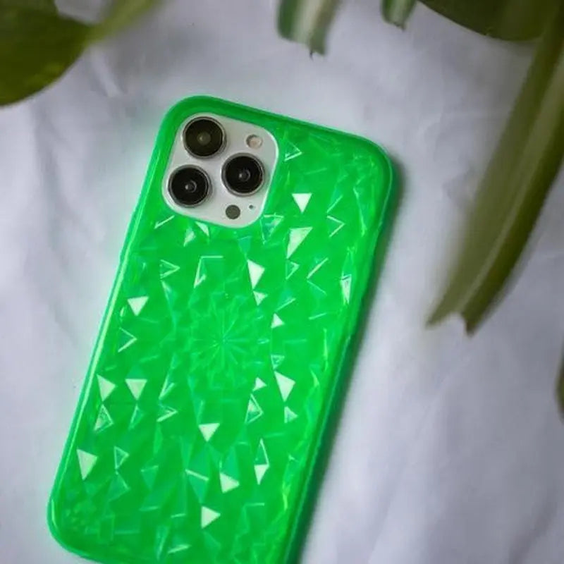FELONY CASE Iphone 13 Pro Max Case - Green Kaleidoscope Phone Cover - Anti-Scratch, Tough and Durable, 360° Shockproof Protective Case Designed for Apple Iphone 13 Pro Max