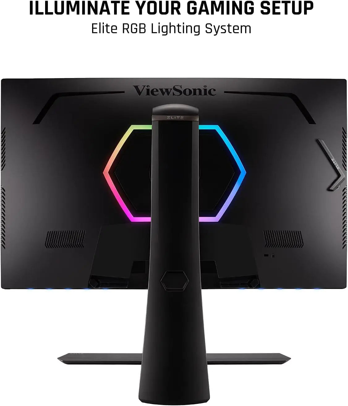 Viewsonic ELITE XG270 27 Inch 1080P 1Ms 240Hz IPS Gaming Monitor with GSYNC Compatible, Advanced RGB Lighting and Advanced Ergonomics for Esports