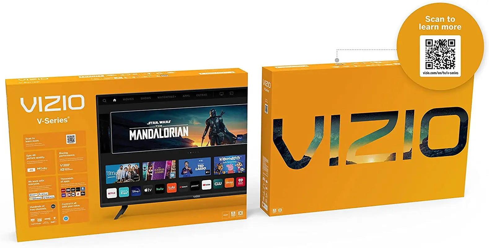 VIZIO 50-Inch V-Series 4K UHD LED Smart TV with Voice Remote, Dolby Vision, HDR10+, Alexa Compatibility, 2022 Model