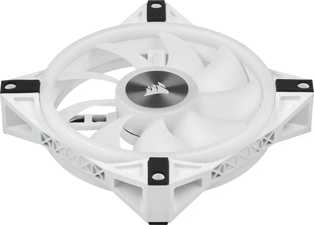 Corsair QL Series, Icue QL120 RGB, 120Mm RGB LED PWM White Fan, Single Fan