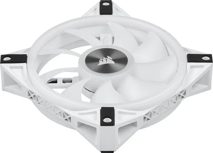 Corsair QL Series, Icue QL120 RGB, 120Mm RGB LED PWM White Fan, Single Fan