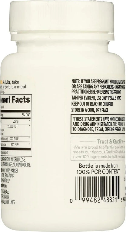365 by Whole Foods Market, Dairy Digestive Enzymes, 60 Count (Pack of 2)